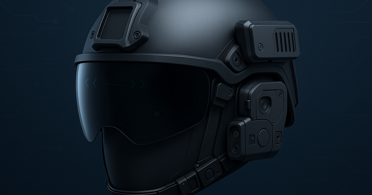 anduril eagleeye smart helmet